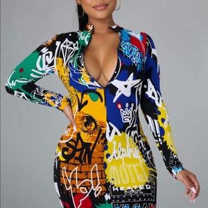 Graffiti dress